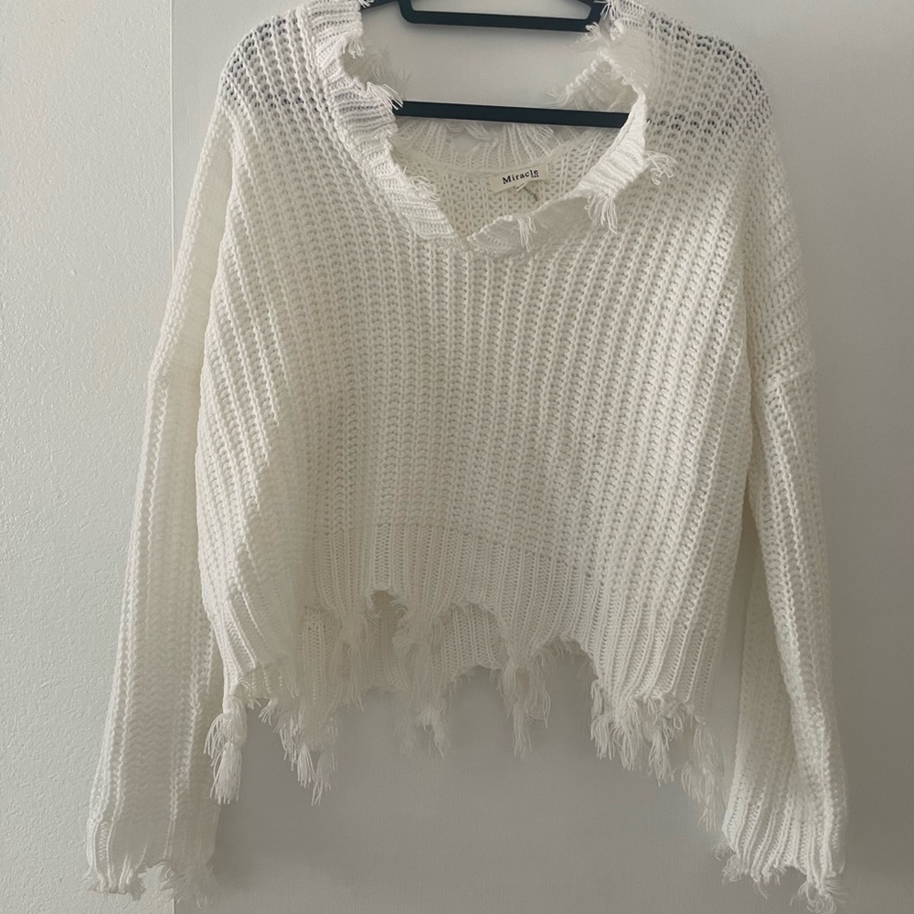 Crop sweater